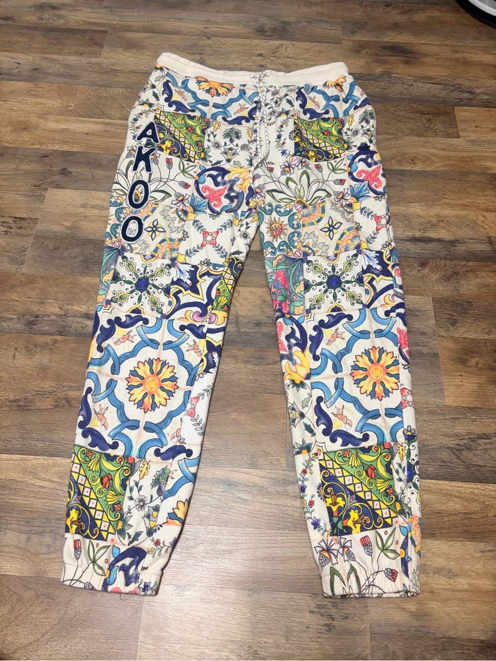 AKOO Men’s Printed Jogger Sweatpants – Size 2XL - Picture 2 of 9